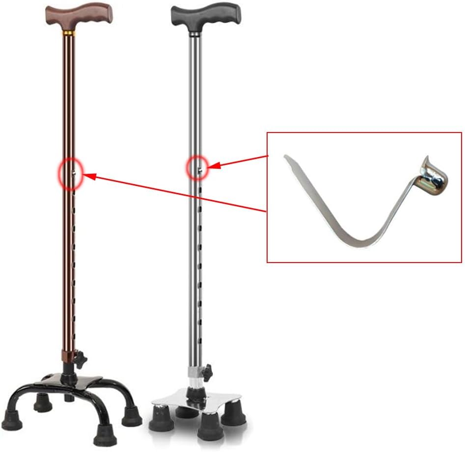10 Pack Folding Walker Height Adjustable Clips Pole Push Button Spring Snap Clips V-Clip for Folding Walker with Wheels Aluminum Lightweight Rolling Walker Tray Table