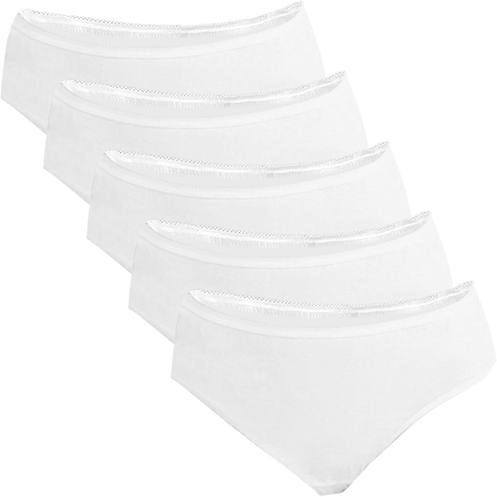 Dress Cici Disposable Postpartum Underwear, Cotton Blend Thin Briefs for Maternity and Travel 5/20PCS Optional