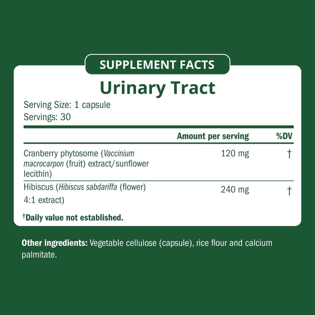 Semaine Urinary Tract Cleanse & Protect – 30 ct, Bladder Support Supplement for Women, Flushes Urinary Tract. Combines Cranberry Proanthocyanidins with Hibiscus.
