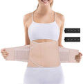ACWOO Postpartum Girdle, Postpartum Abdominal Belt, Postpartum Recovery Belt with Double Adjustment Straps, Lumbar Girdle for Women, Waist Shaper, Tummy Sweat Wrap, Beige