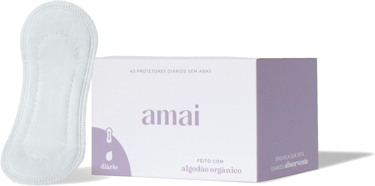 amai Panty Liners 100% Cotton 40 pieces