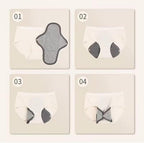 Soft & Secure Bamboo Cloth Pads - Pack of 6 Reusable Sanitary Pads | 230mm Organic Cotton, Leak-Proof for Medium/Heavy | Odour-Absorbing, Eco-Friendly Period & Postpartum Care