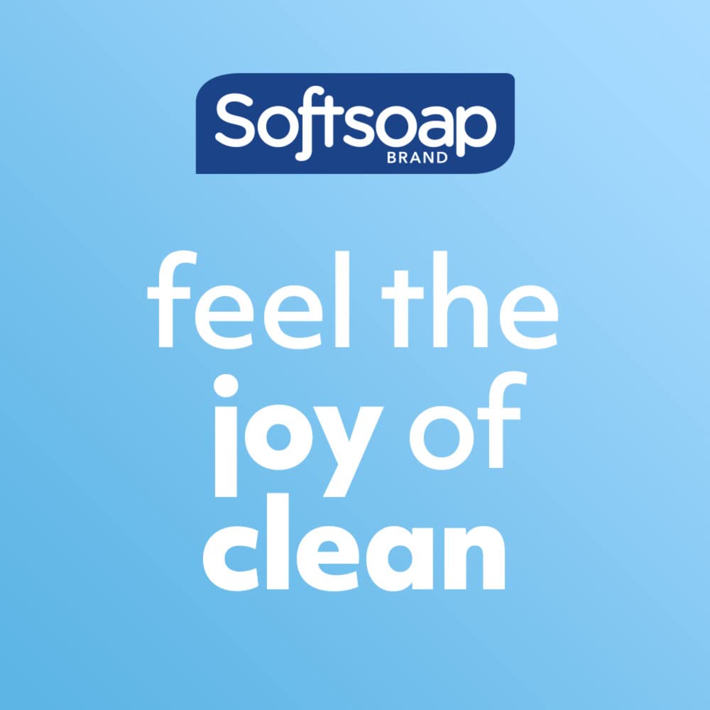 Softsoap Antibacterial Hand Soap, Cool Splash Scent, 11.25 fl oz (6 Pack) | Paraben-Free, Phthalate-Free, Washes Away Germs, Bathroom Hand Soap, Kitchen Hand Soap, Daily Handwashing, Gentle on Hands