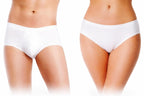 Disposable Panties for Women - Pack of 10, Soft & Breathable Maternity Underwear, Postpartum Panties for Hospital Stays, Travel, Spa and Daily Use, High Elasticity Fits Small to XXL (Black)