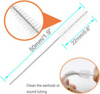 8 Pieces Hearing aid Amplifier Cleaning Tools, Earbuds/Headphones Cleaner Brush Kits with case | Hearing Amplifier cleaner brush for hearing aids, earbuds and headphones; 8-in-1 hearing aid cleaning kit;