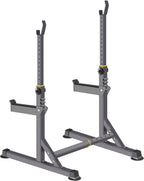 K KiNGKANG Squat Rack, 600lbs Adjustable Barbell Rack for Home Gym