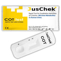 JusChek Cotinine Rapid Test Kit, 5-Minute Nicotine Metabolite Detection in Urine, Self-Testing