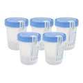 Dealmed 781044 Urine Specimen Cups - 4 oz, Leak Resistant, 5 Count