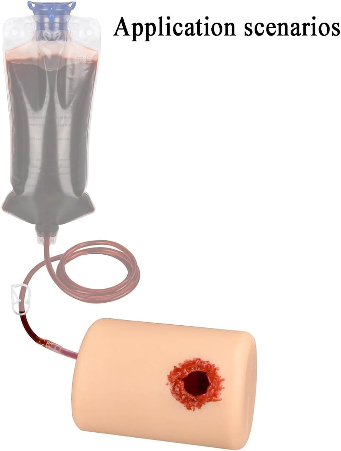 Wound Models for Wound Care, Tourniquet Trainer for Hemorrhage Control, Accurately Simulating Thigh Wound for Educational Classes.