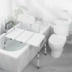 TABEKE Tub Transfer Bench & Shower Chair for Bathtub, Elderly & Disabled