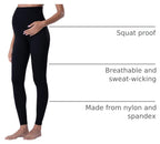 POSHDIVAH Maternity Leggings for Women Pregnancy Yoga Pants