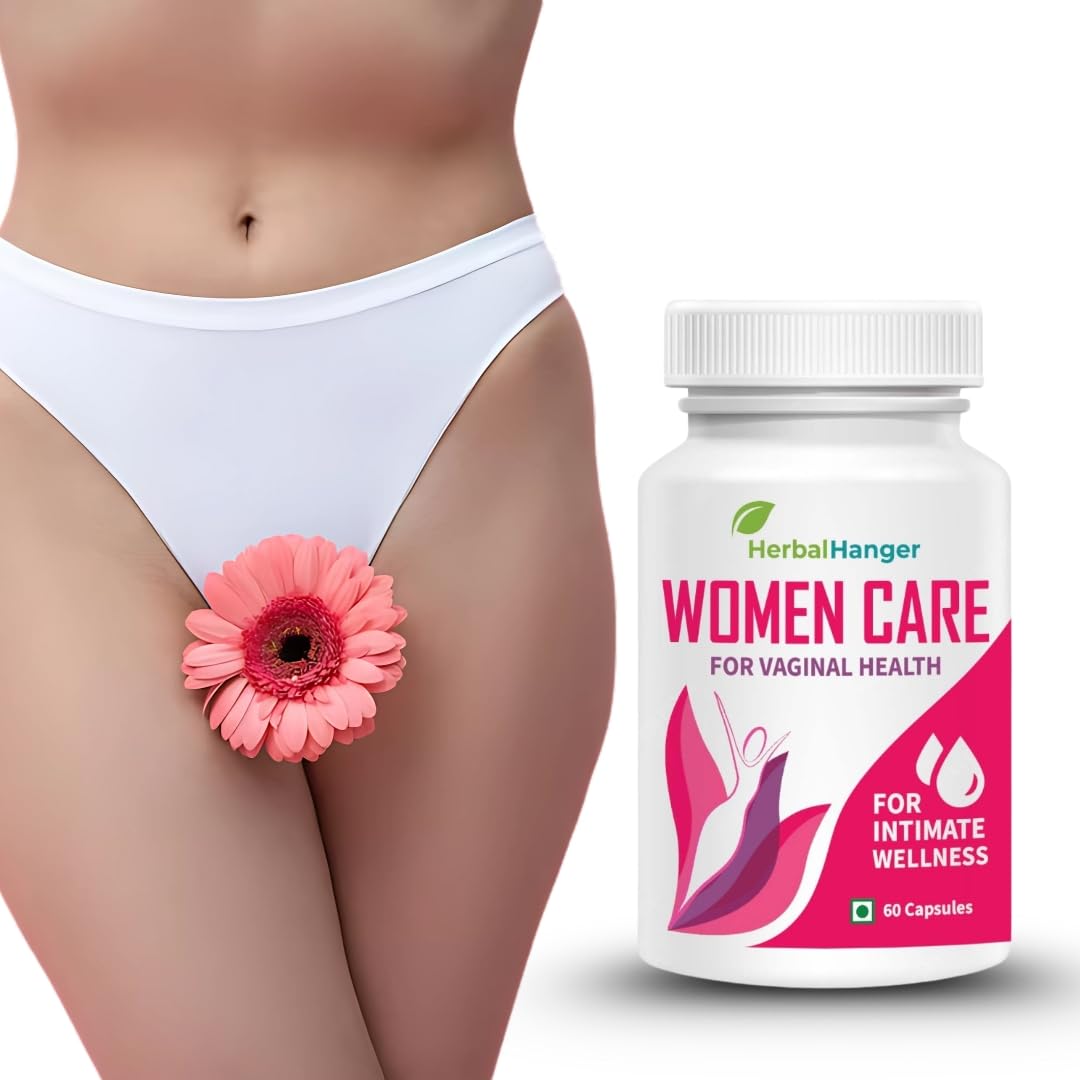 Women Care Int!mate Well:ness Capsules, 60 Count, Natural pH Balance Support, Herbal Formula