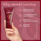 Bold Care Vibe Strawberry - Personal Lubricant for Men and Women - Premium Strawberry Flavour - Water Based Lube - Skin Friendly, Silicone and Paraben Free - No Side Effects - 50 ml