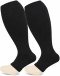 Oversize Compression Socks for Men Women Knee High Stockings Circulation