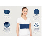 Rib Belt Chest Support for Men & Women, Adjustable Elastic Rib Brace for Fracture, Injury & Post-Surgery Recovery (32)