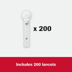 Accu-Chek Softclix Diabetes Lancets, 2 Packs of 100 | Diabetic Blood Glucose Testing