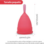 Edicare, Menstrual Cup, Includes Two Cups, 1 Sterilizer and a Carry Bag, Medical Grade Silicone, Soft, Reusable and Washable 100% Safe (S)
