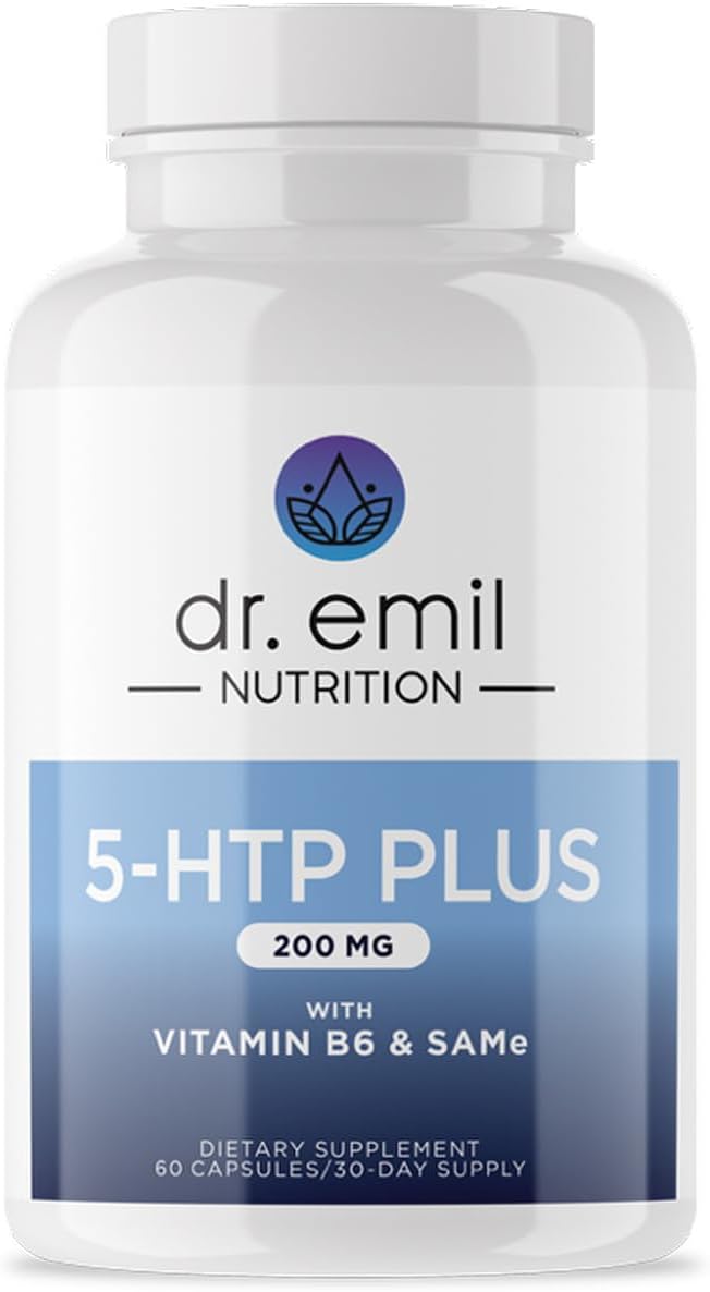 Dr. Emil 200MG 5-HTP PLUS, 120 Count (60 Servings)