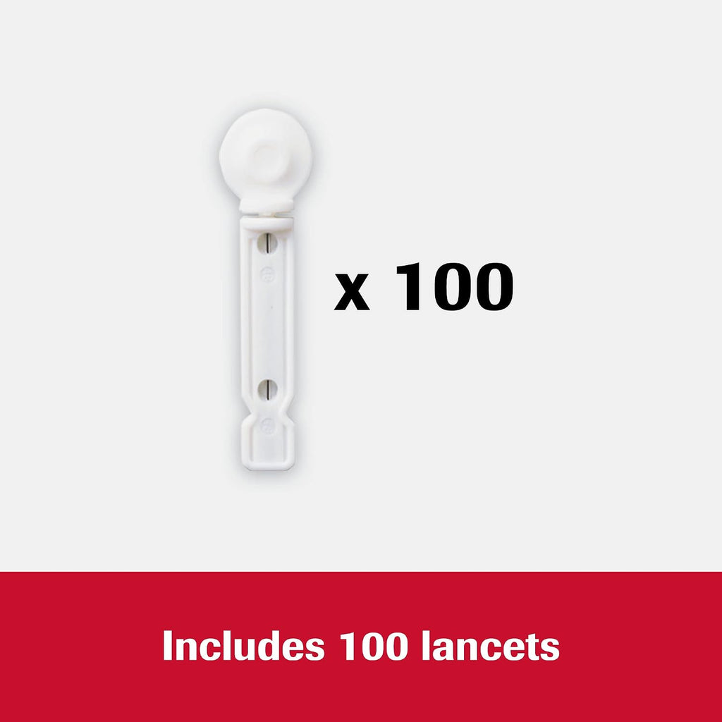 Accu-Chek Softclix Diabetes Lancets, Pack of 100 | Diabetic Blood Glucose Testing