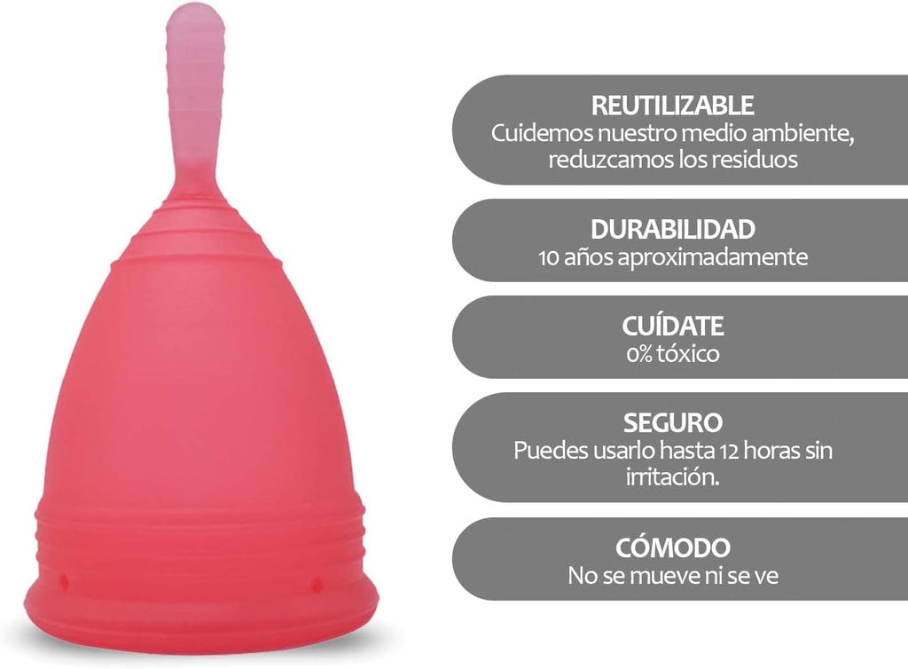 Edicare, Menstrual Cup, Includes Two Cups, 1 Sterilizer and a Carry Bag, Medical Grade Silicone, Soft, Reusable and Washable 100% Safe (S)