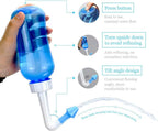 Waterpulse Neti Pot Sinus Rinse Kit, Blue, 300ml Bottle | 30 Salt Packets