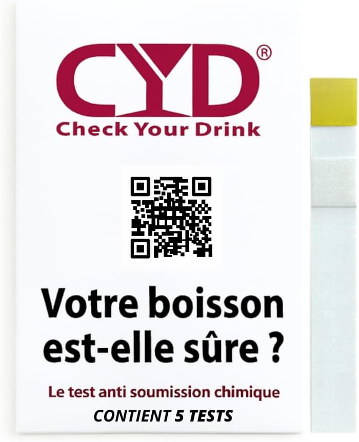 Test Drogue Anti-GHB Environmental Test Kits 5 tests