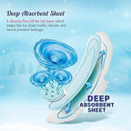 Jumbo Extra Comfort Sanitary Pads for Women|80 Pads|XXXL+|Hygiene & Comfort|Soft Wings|Dry top sheet|Suitable for Heavy flow|Odour free|pack of 2(80 pad)