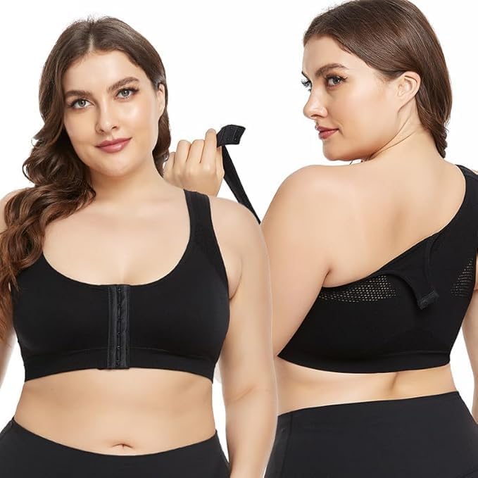 Post Surgery Bra for Women Surgical Bras Front Closure Sports Bras Breast Post Op Bra