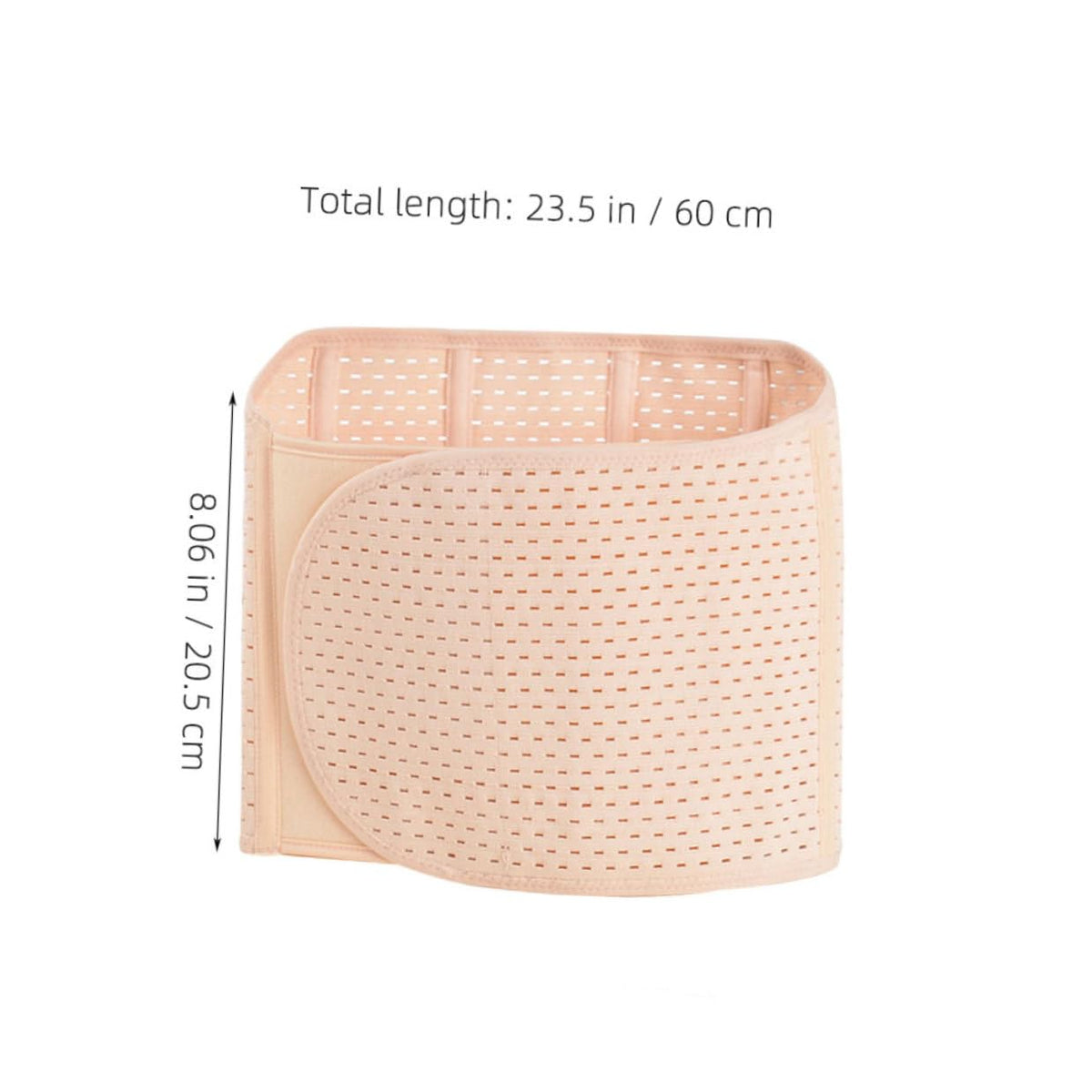 SUPVOX Belly Recovery Belts Workout Slimming Belly Bands for Women Premium Breathable Fabric Postpartum Support Abdominal Compression 95X23Cm Beige