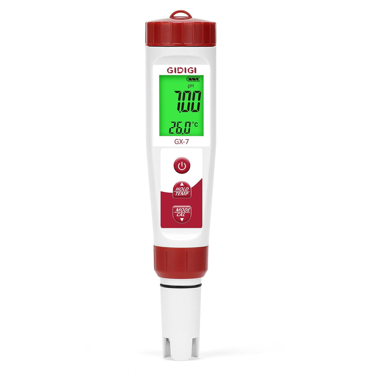 Digital Chlorine and pH Meter, 7 in 1 Pool pH and Chlorine Tester, ORP Meter Chlorine Salt EC PPM, Test Salt and FAC of Pools, Hydroponics and Salt Water Fish Tank TDS Meter Drinking Water