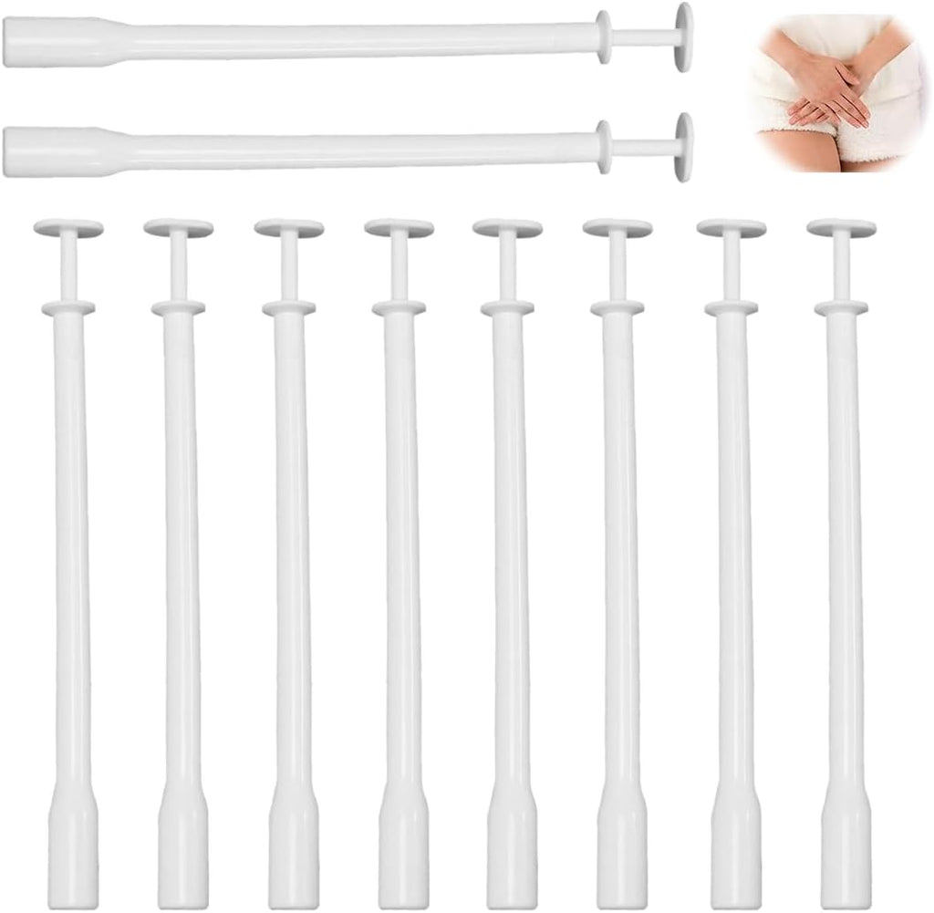 Pack of 10 Hygienic Vaginal Applicator Tubes for Most Suppositories Unguent Applicator Vaginal