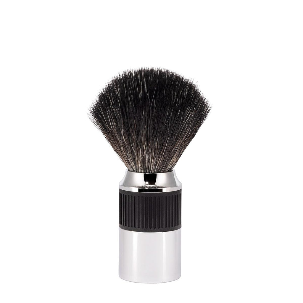 MÜHLE NEO Bundle - 4 Piece Set - Safety Razor Chrome-Plated Blades, Cream, After Shave - Closed Comb, Rubber Grip, Black