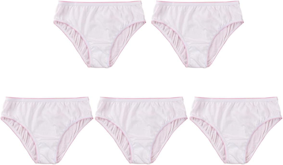 iplusmile Disposable Panties for Women 5 Pieces Cotton Breathable Postpartum Underwear Comfortable and Practical for Pregnant Women