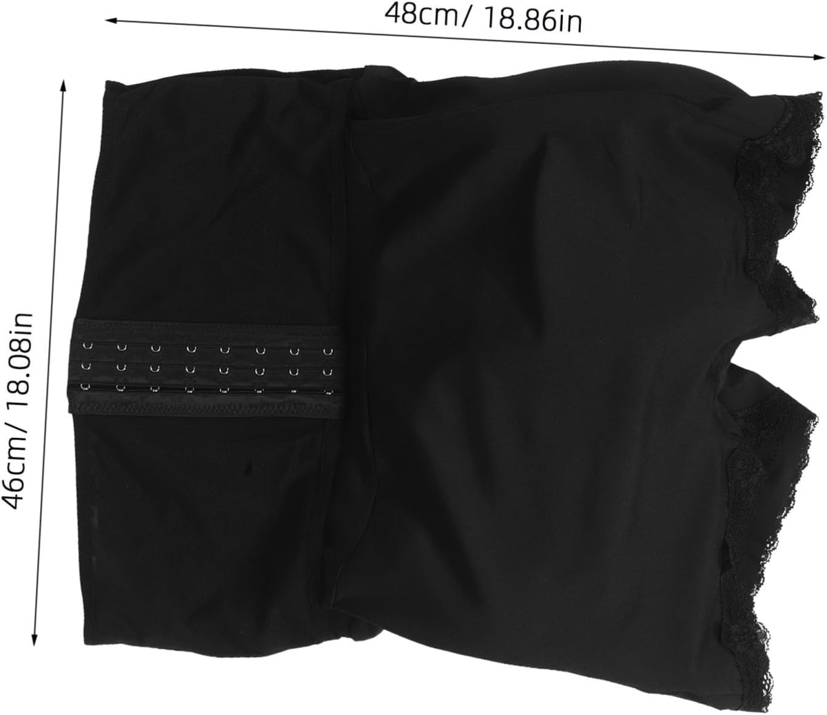 PLAFOPE Postpartum Tummy Control Shorts for Women High Waisted Compression Knickers with Adjustable Button Belly Binder and Butt Lifting Design for Hip Support Black