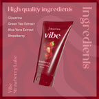 Bold Care Vibe Strawberry - Personal Lubricant for Men and Women - Premium Strawberry Flavour - Water Based Lube - Skin Friendly, Silicone and Paraben Free - No Side Effects - 50 ml