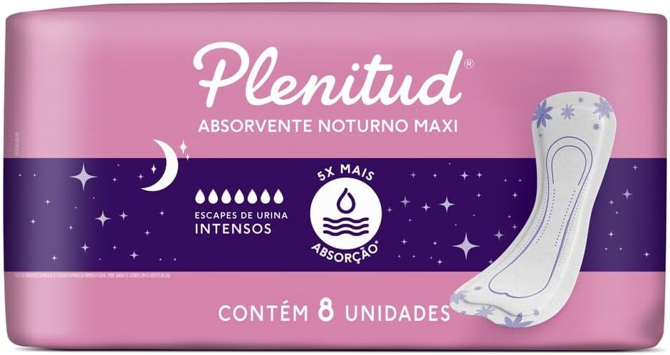 Plenitud Sanitary Pads Overnight 8 pieces