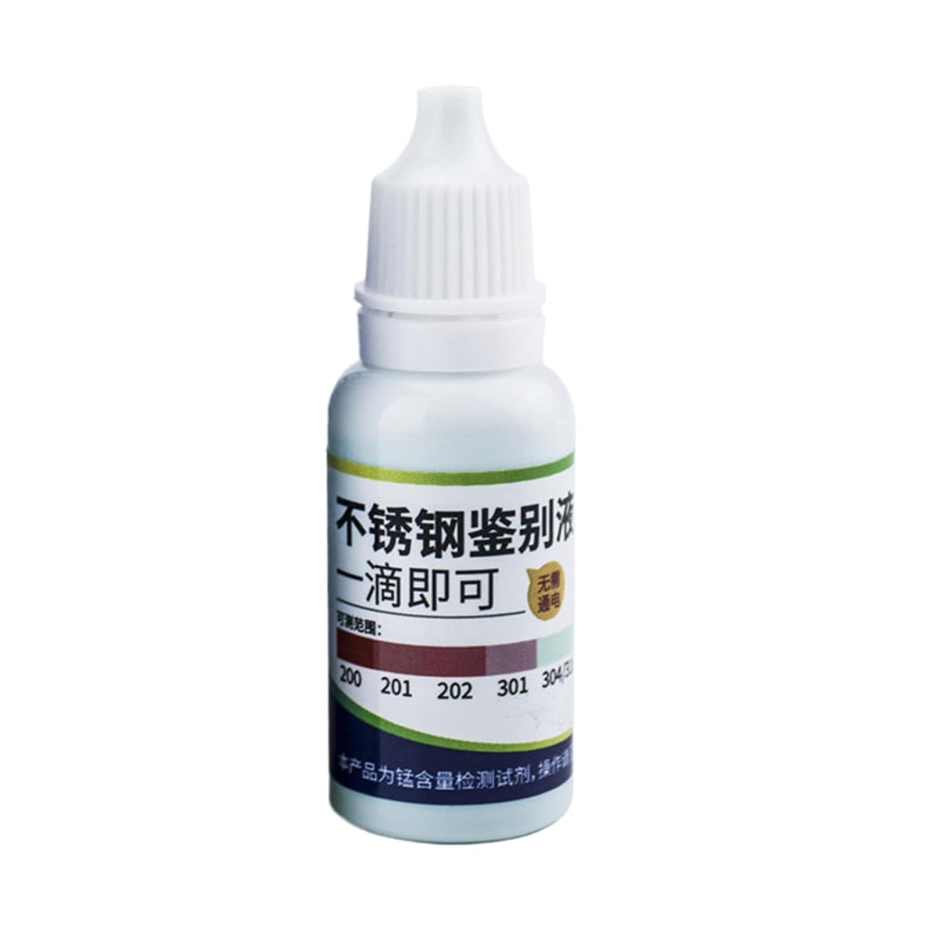 Stainless Steel Test Solution: 15ml Kitchenware Test Reagent, Quick Detection Agent, Professional Tableware Sanitary Ware Inspection Tool | Uses