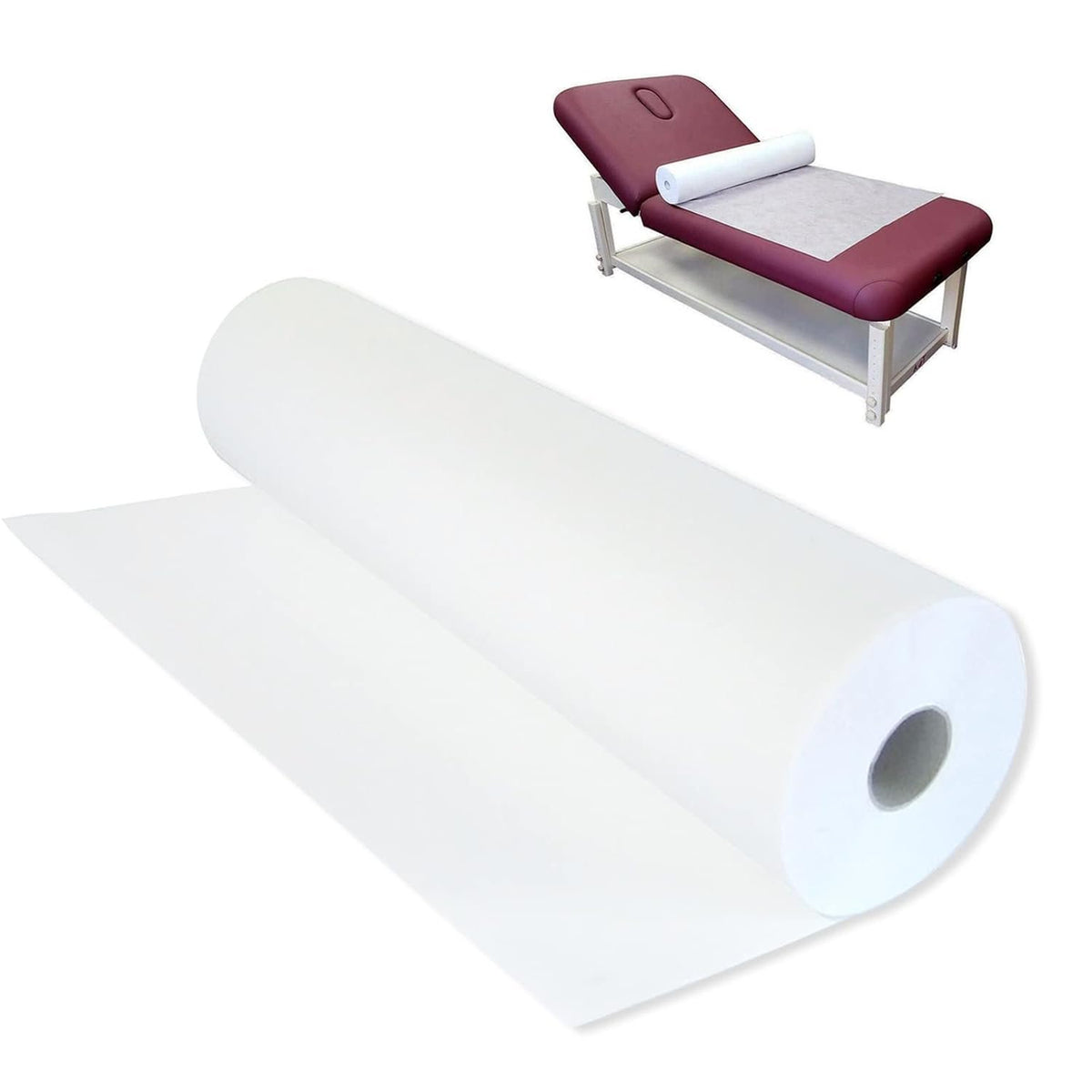 1 Roll Disposable Non-Woven Bed Sheet, 50 Pcs Massage Table Sheets