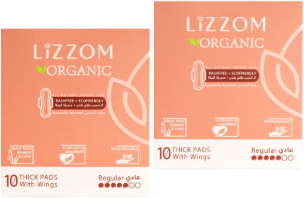 Sanitary Pads Organic With Wings 10 pads