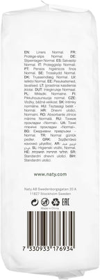 Naty Panty Liners Organic 32 pieces