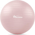 Exercise Ball - Anti-Burst Yoga Ball for Pilates, Pregnancy & Core Stability - Ergonomic Office Desk Ball Chair & Physical Therapy Equipment, Quick Pump Included