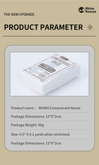 RHINO Wound Dressings and Gauze Sterile 6 pieces