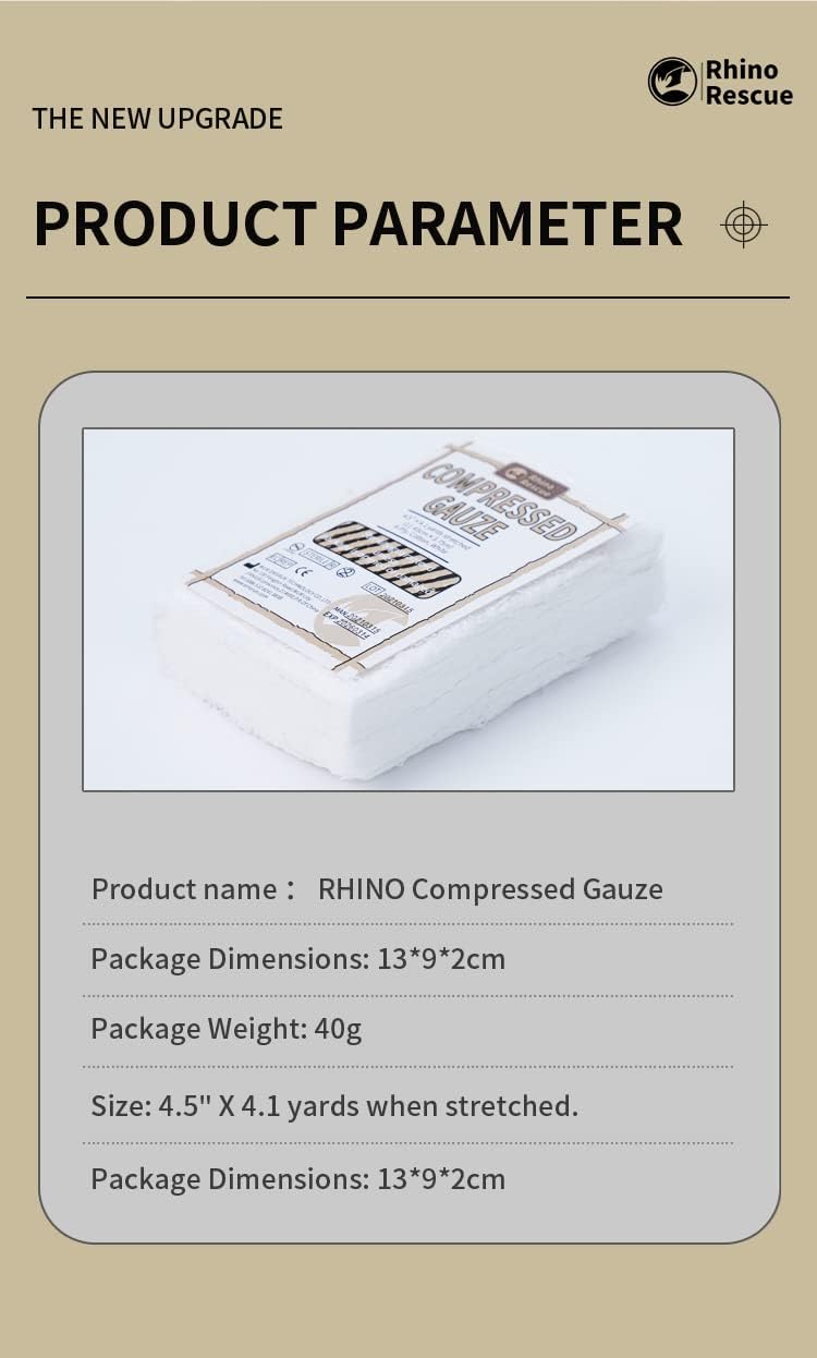 RHINO Wound Dressings and Gauze Sterile 6 pieces