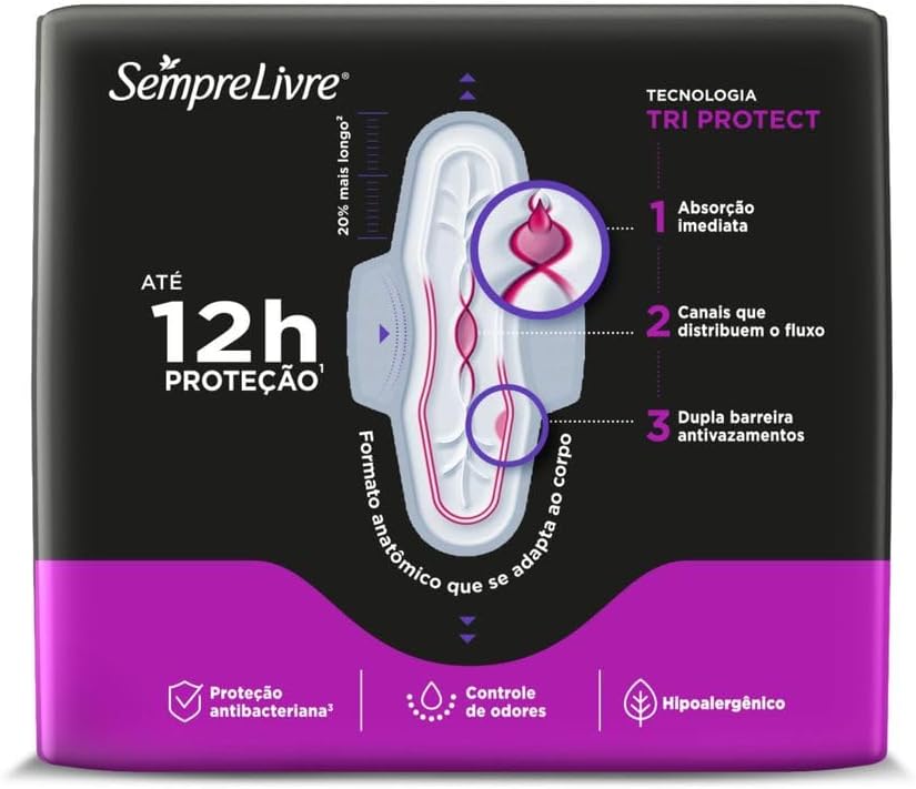 Sempre Sanitary Pads Overnight 32 pieces