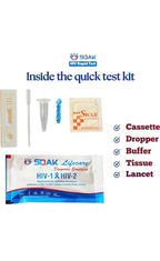 3rd Generation HIV Rapid Test Kit, for Self/home use. Buy 1 Get 1 FREE!