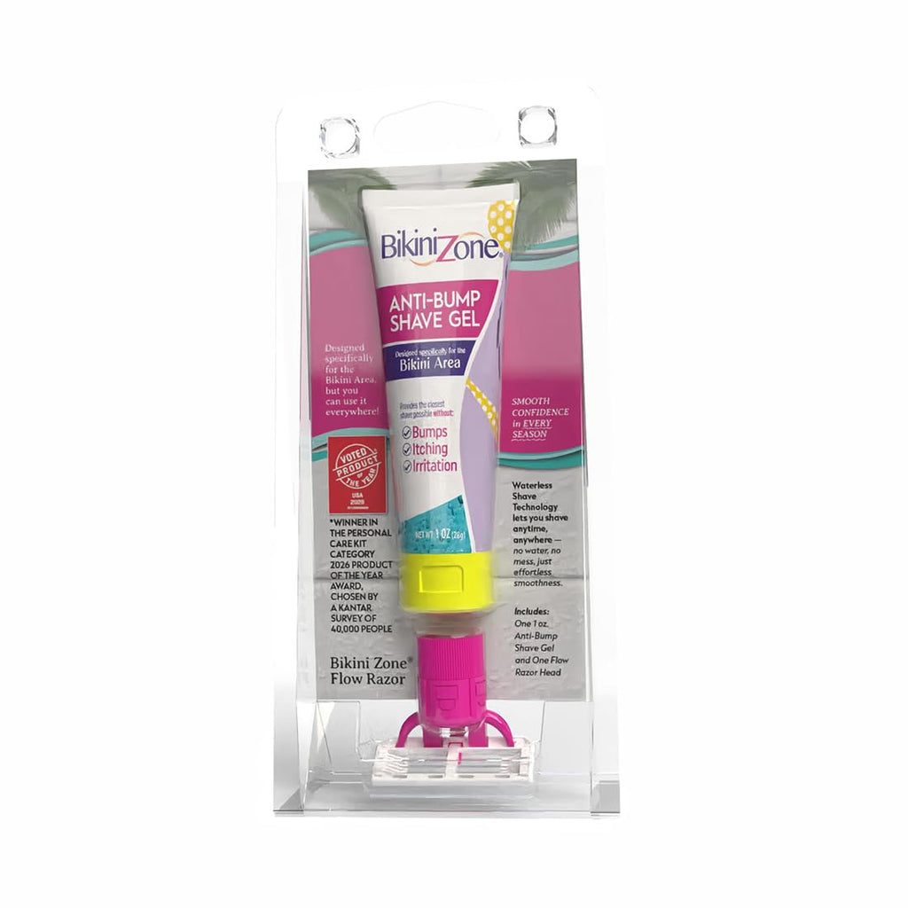 Bikini Zone Flow All-in-One Travel Razor for Bikini & Sensitive Areas
