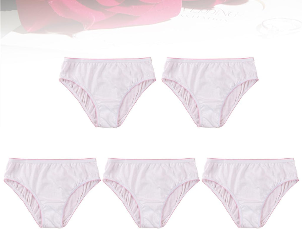 iplusmile Disposable Panties for Women 5 Pieces Cotton Breathable Postpartum Underwear Comfortable and Practical for Pregnant Women