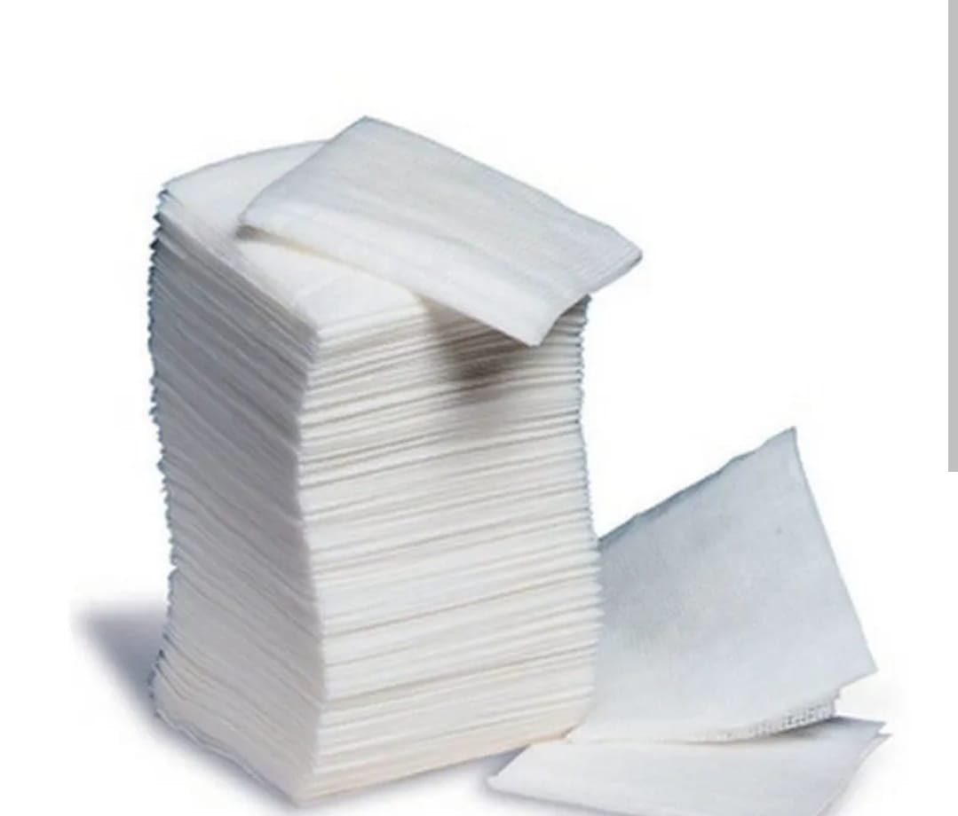 LIFECARE Non-Sterile Gauze Swab 5cm x 5cm x 8 Ply | Medical Cotton Dressing Pads | Absorbent Wound Care Gauze (100 Pieces Pack)