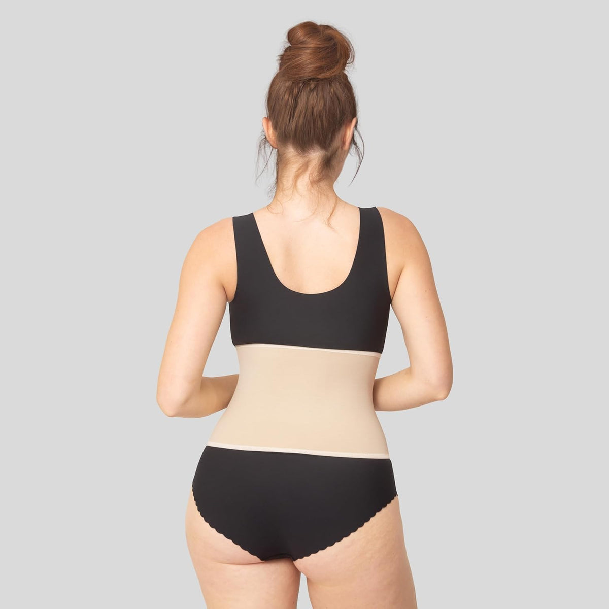 serveuttam Abdominal Belt After Delivery - Post Pregnecy Abdominal Belt for Back Support | Waist Trainer Pregnency Belt After Delivery C Section | Tummy Tucker for Women Wasit Belt Postpartum Belt (1, Beige, One Size)