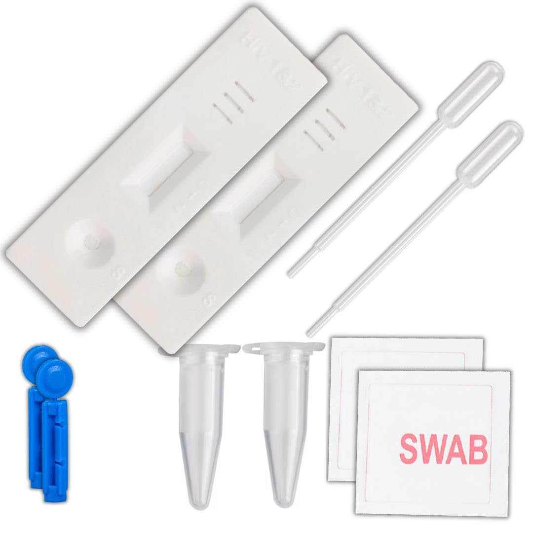 Oscar HIV1 & HIV2 Rapid Home Self-Test Kit (Pack of 2)